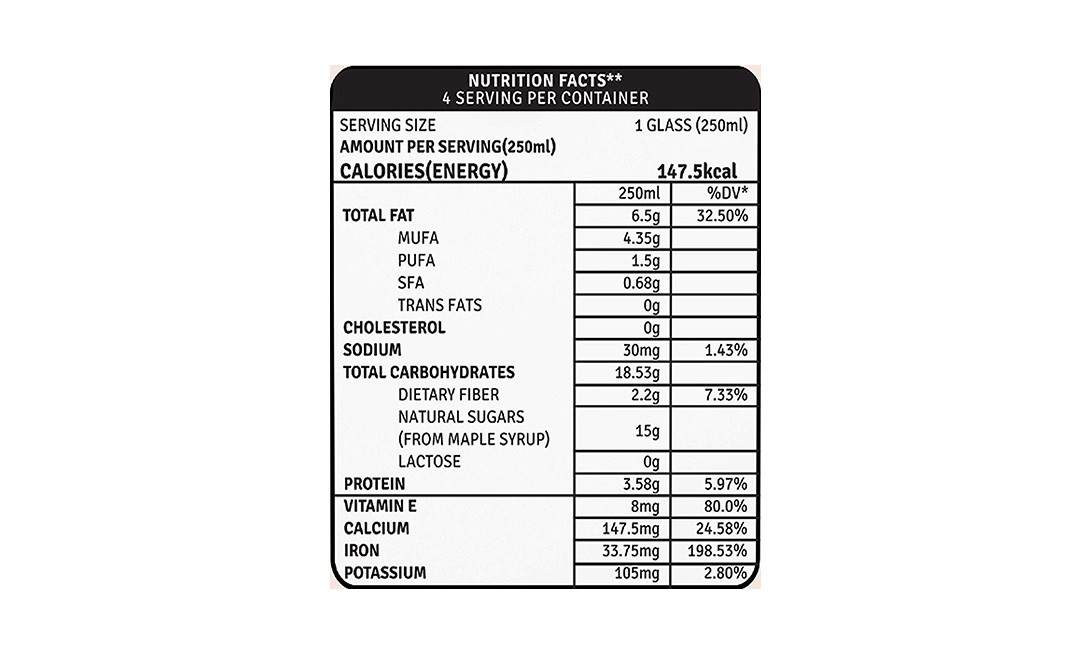 Raw Pressery Almond Milk Coffee    Tetra Pack  1 litre